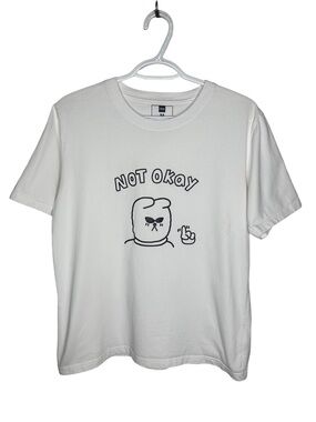 PROD - Not Okay White Graphic T-Shirt